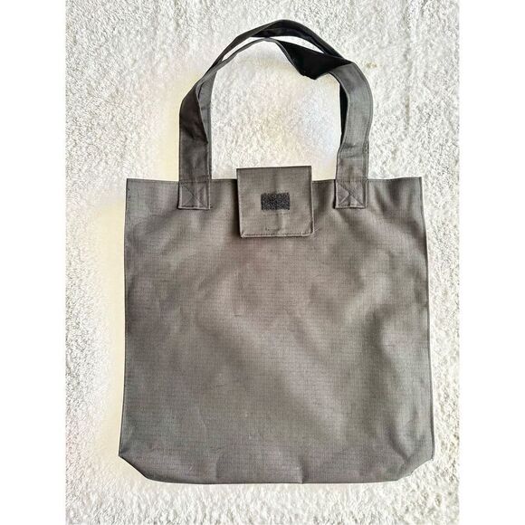 Orange and black grocery tote bags set of 3 - Halloween - Picture 3 of 5